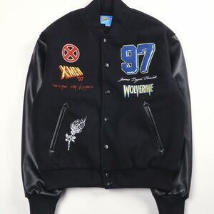 Civil regime X-Men Black Varsity Jacket